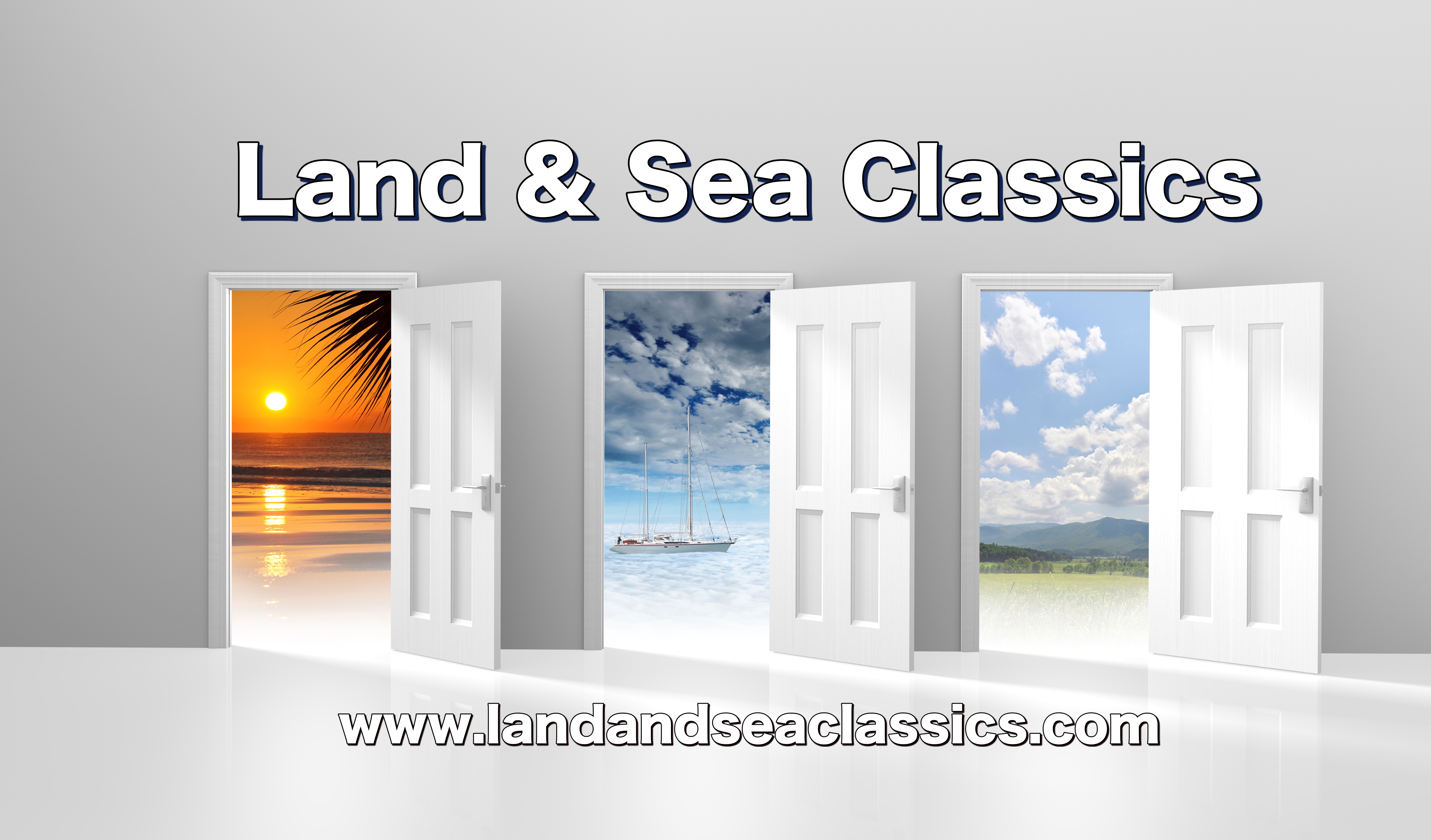 Choice of doors opening to vacation destinations